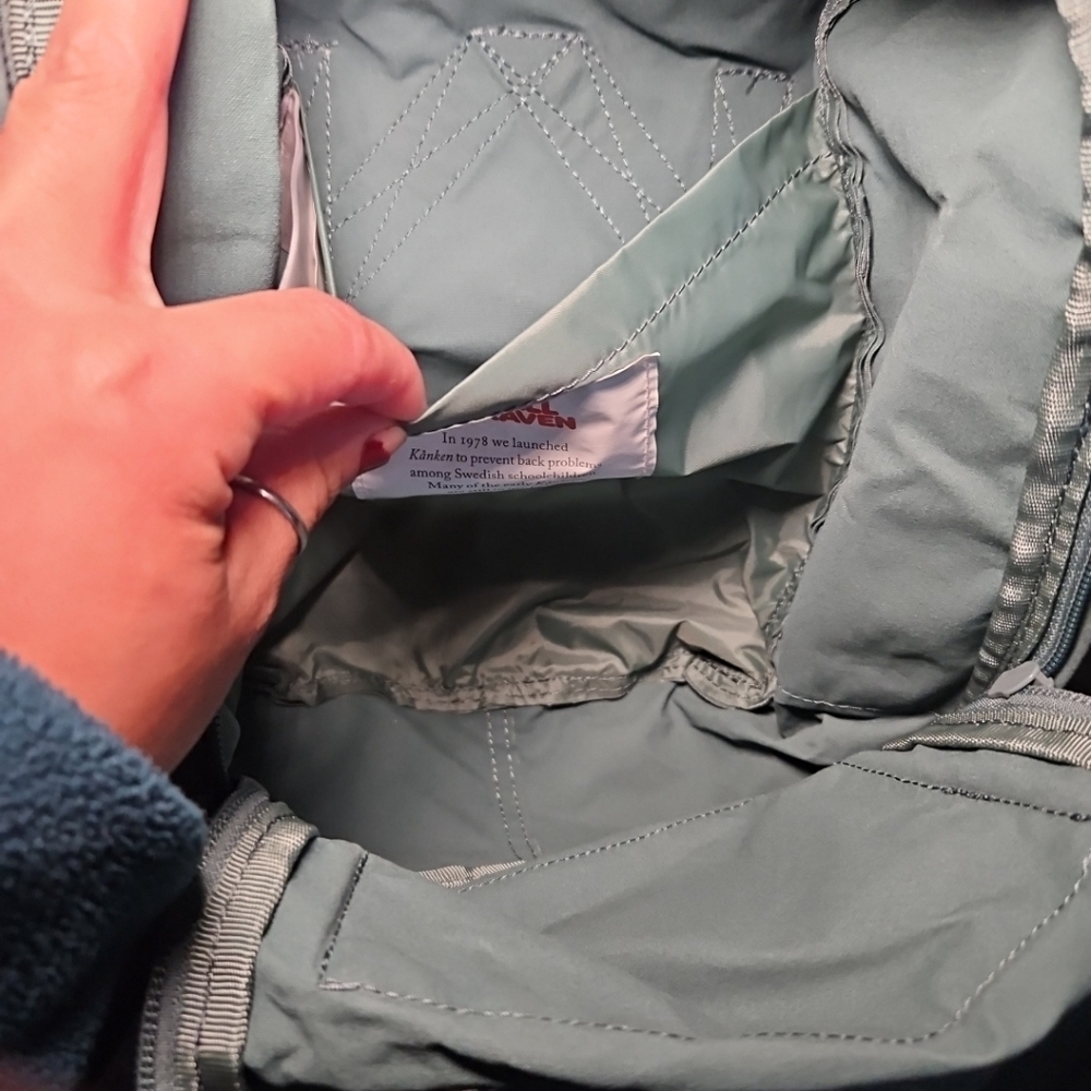 Fjallraven Kånken Unisex Green Outdoor Mini Backpack - Picture 7 of 14